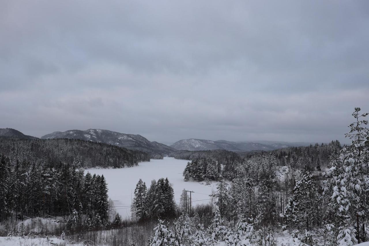Drangedal Utsikten - Cabin With A Great View מראה חיצוני תמונה