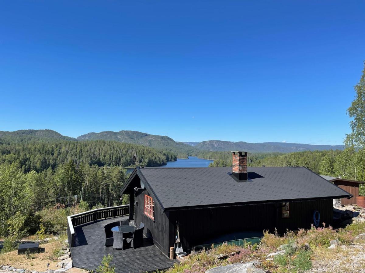 Drangedal Utsikten - Cabin With A Great View מראה חיצוני תמונה